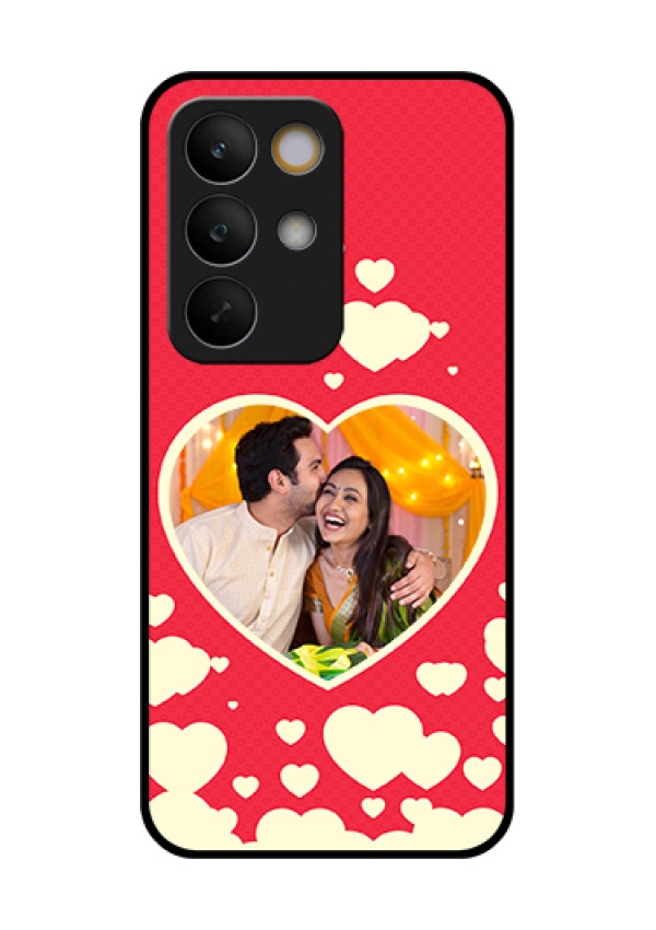 Realme C85 5G Custom Glass Phone Case - Love Symbols Phone Cover Design