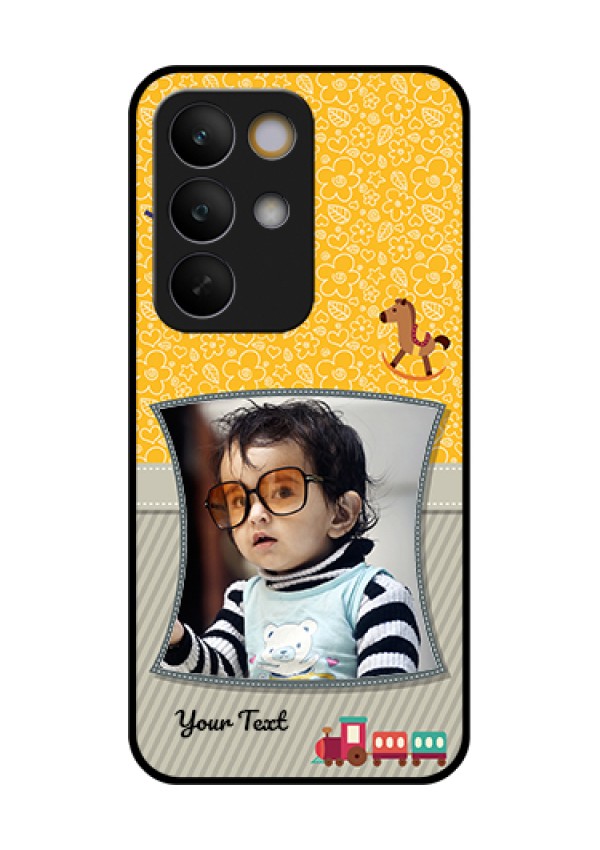 Realme C85 5G Custom Glass Phone Case - Baby Picture Upload Design