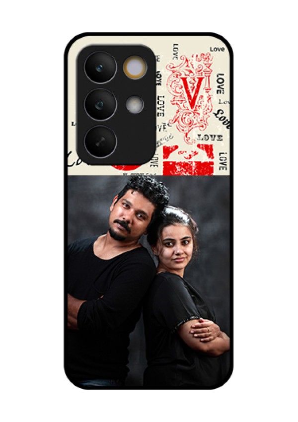 Realme C85 5G Custom Glass Phone Case - Trendy Love Design Case
