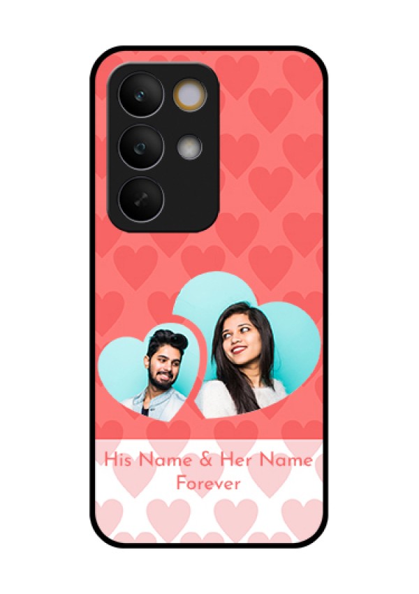 Realme C85 5G Custom Glass Phone Case - Couple Pic Upload Design