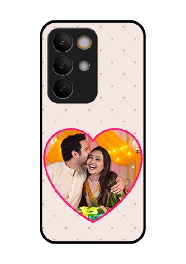 Realme C85 5G Custom Glass Phone Case - Heart Shape Design