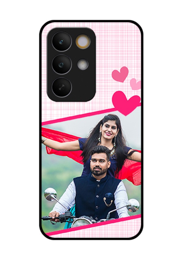 Realme C85 5G Custom Glass Phone Case - Love Shape Heart Design
