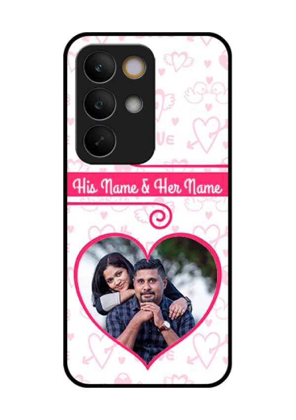 Realme C85 5G Custom Glass Phone Case - Heart Shape Love Design