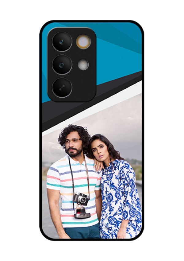 Realme C85 5G Custom Glass Phone Case - Simple Pattern Photo Upload Design