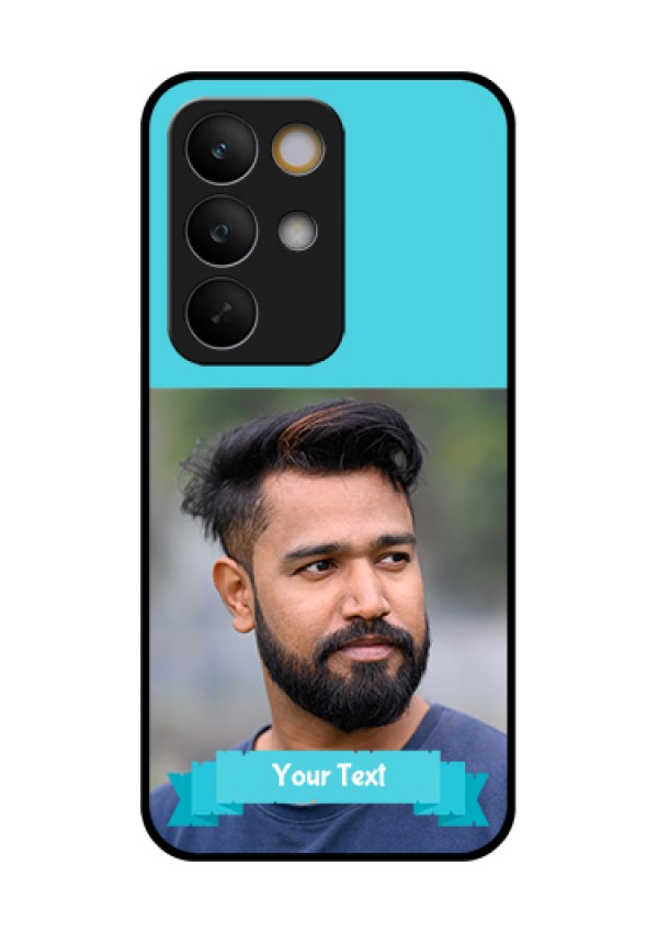 Realme C85 5G Custom Glass Phone Case - Blue Color Design