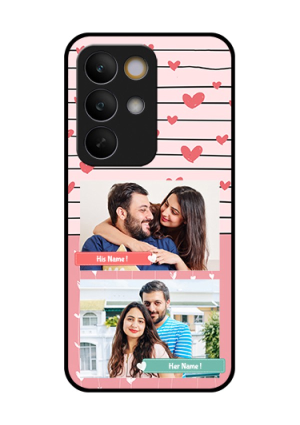 Realme C85 5G Custom Glass Phone Case - Photo With Heart Design