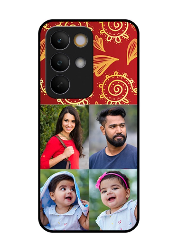 Realme C85 5G Custom Glass Phone Case - 4 Image Traditional Design