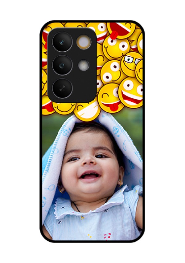 Realme C85 5G Custom Glass Phone Case - With Smiley Emoji Design