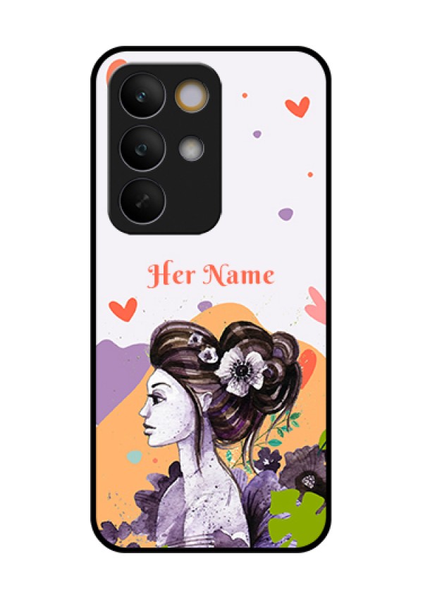 Realme C85 5G Custom Glass Phone Case - Woman And Nature Design