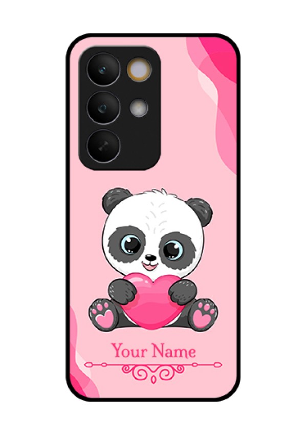 Realme C85 5G Custom Glass Phone Case - Cute Panda Design