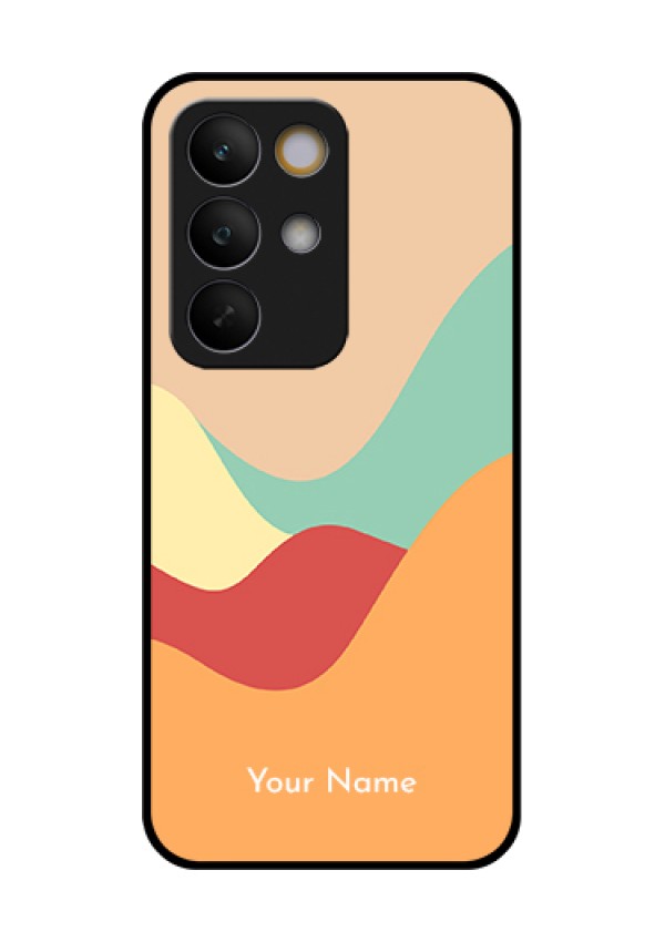 Realme C85 5G Custom Glass Phone Case - Ocean Waves Multi - Colour Design