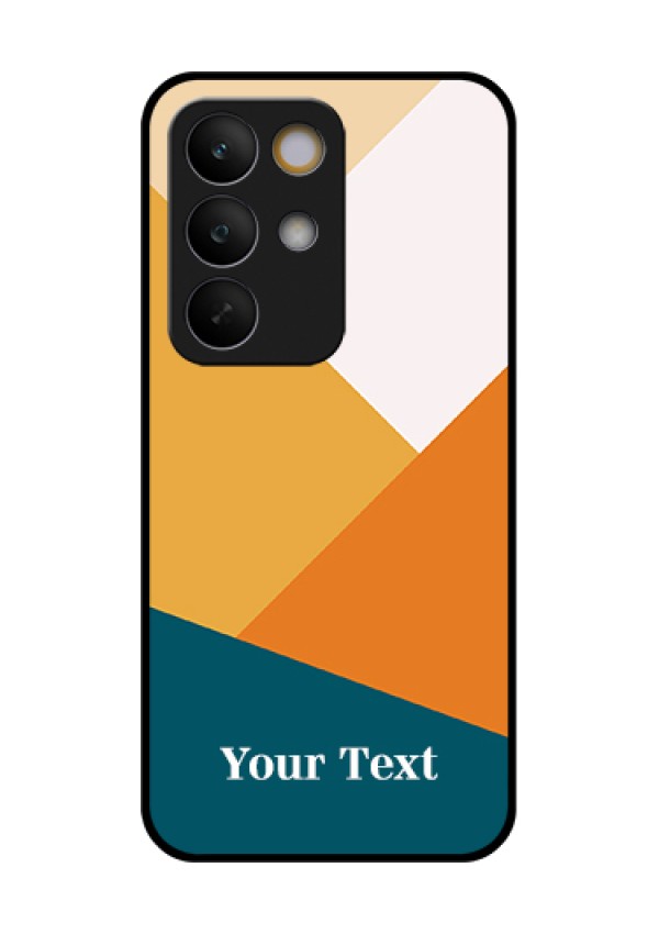 Realme C85 5G Custom Glass Phone Case - Stacked Multi - Colour Design