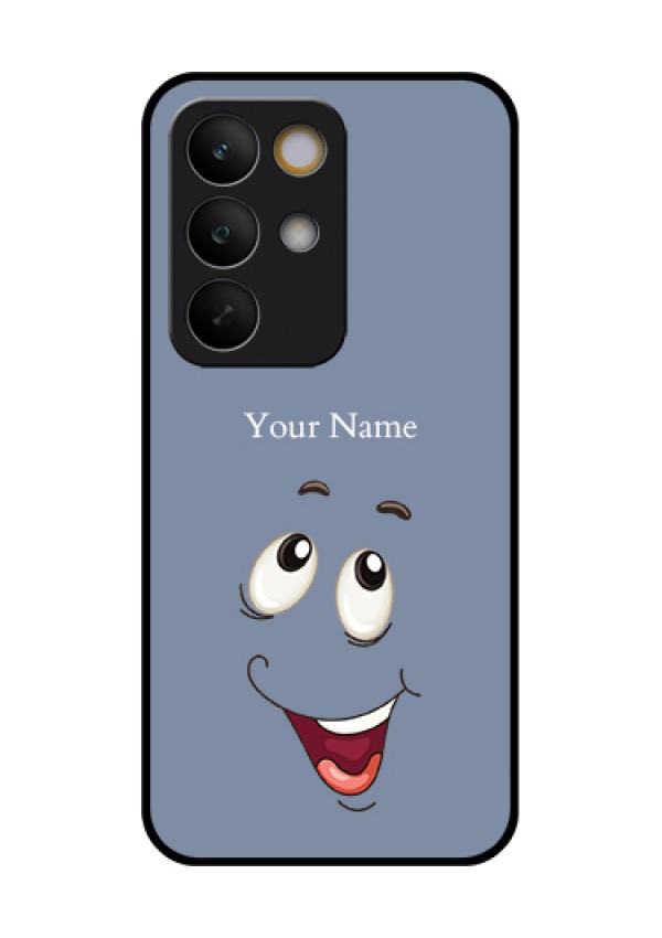 Realme C85 5G Custom Glass Phone Case - Laughing Cartoon Face Design