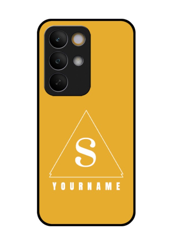 Realme C85 5G Custom Glass Phone Case - Simple Triangle Design