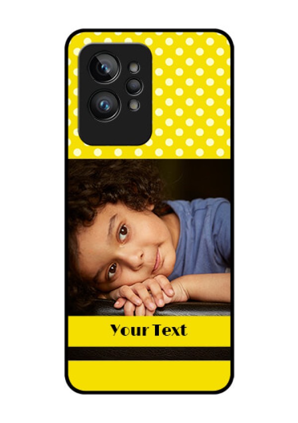 Realme GT 2 Pro Custom Glass Phone Case - Bright Yellow Case Design
