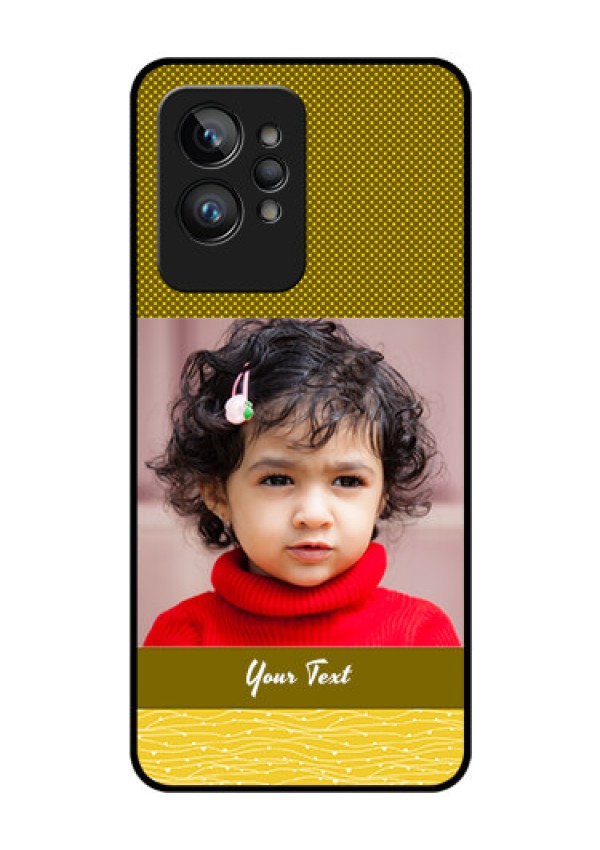 Realme GT 2 Pro Custom Glass Phone Case - Simple Green Color Design