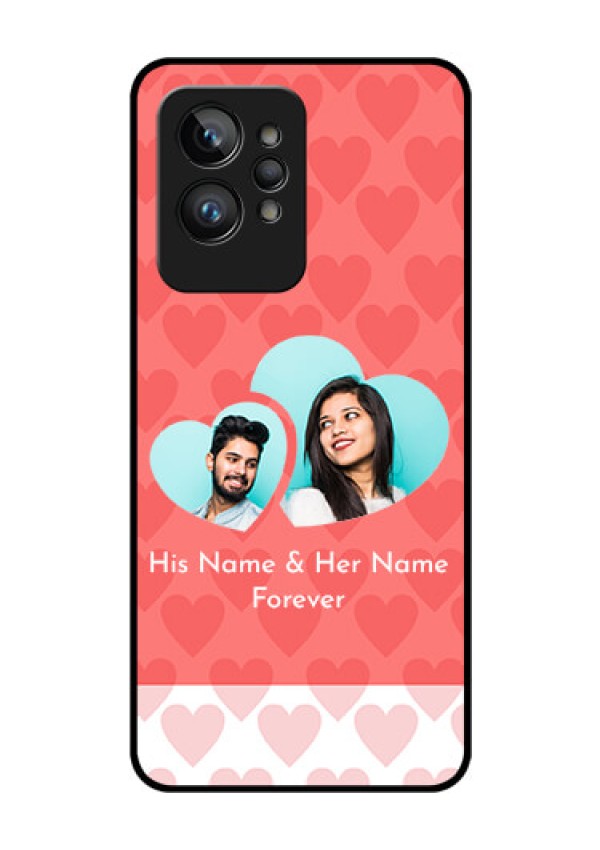 Realme GT 2 Pro Personalized Glass Phone Case - Couple Pic Upload Design