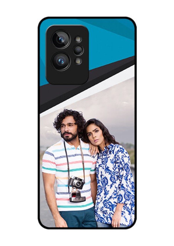 Realme GT 2 Pro Photo Printing on Glass Case - Simple Pattern Photo Upload Design
