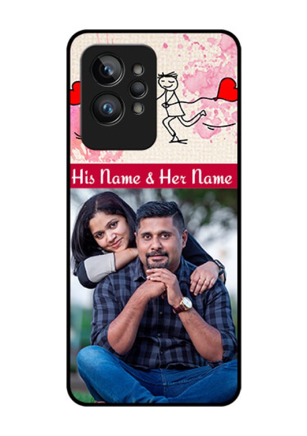 Realme GT 2 Pro Photo Printing on Glass Case - You and Me Case Design