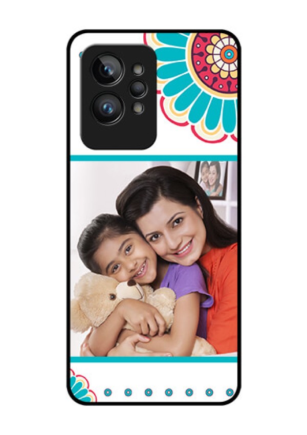 Realme GT 2 Pro Custom Glass Phone Case - Flower Design