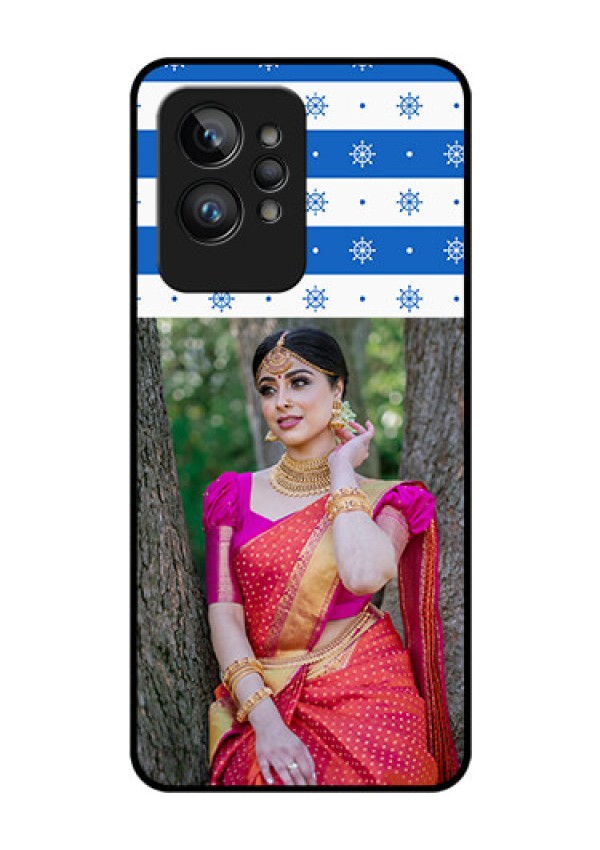 Realme GT 2 Pro Photo Printing on Glass Case - Snow Pattern Design