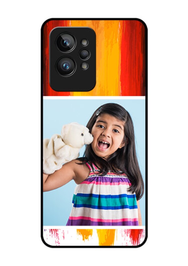 Realme GT 2 Pro Personalized Glass Phone Case - Multi Color Design