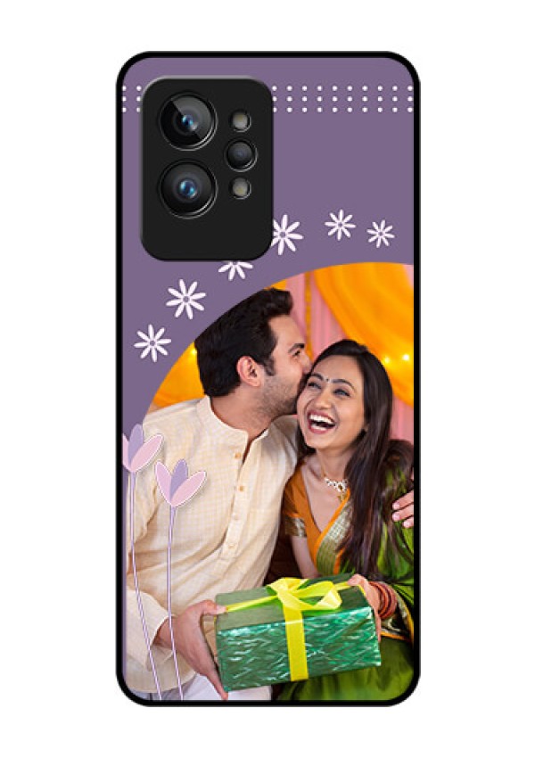 Realme GT 2 Pro Custom Glass Mobile Case - Lavender flowers design