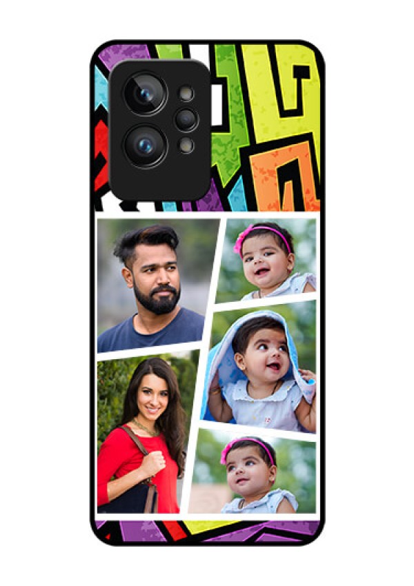 Realme GT 2 Pro Custom Glass Phone Case - Graffiti pattern Design