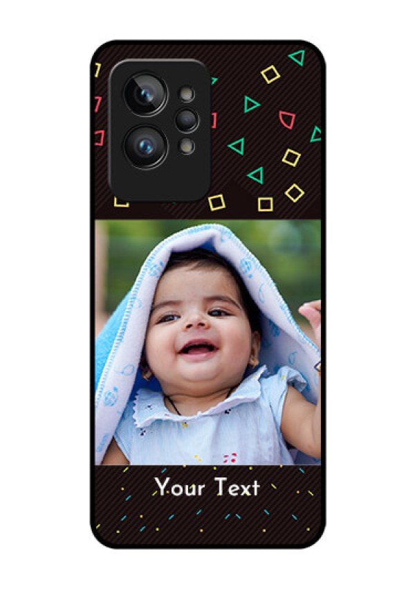 Realme GT 2 Pro Custom Glass Phone Case - with confetti birthday design