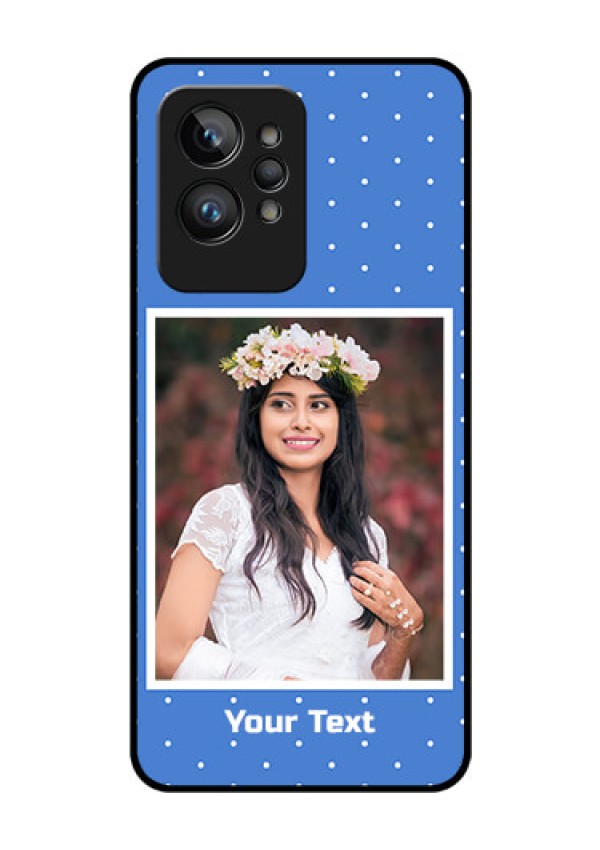 Realme GT 2 Pro Photo Printing on Glass Case - Polka dots design