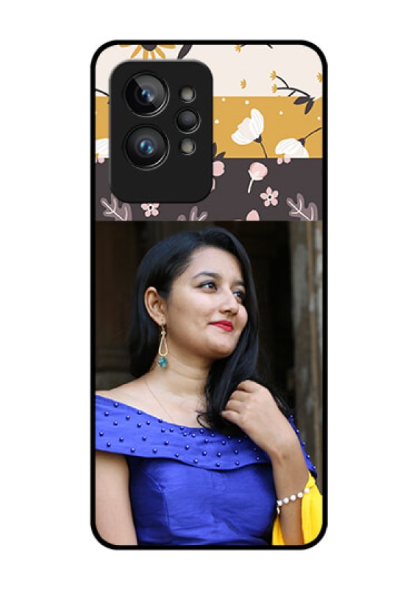 Realme GT 2 Pro Custom Glass Phone Case - Stylish Floral Design