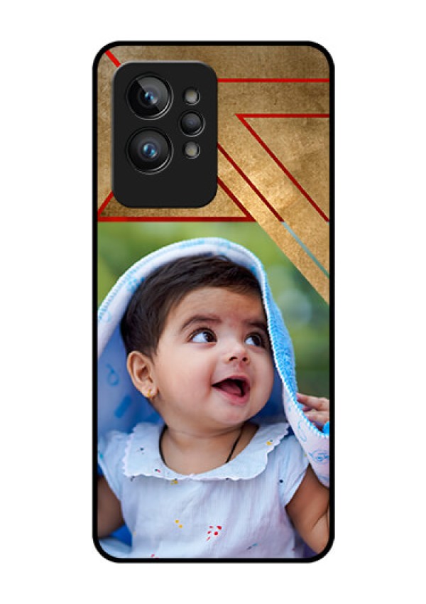 Realme GT 2 Pro Personalized Glass Phone Case - Gradient Abstract Texture Design