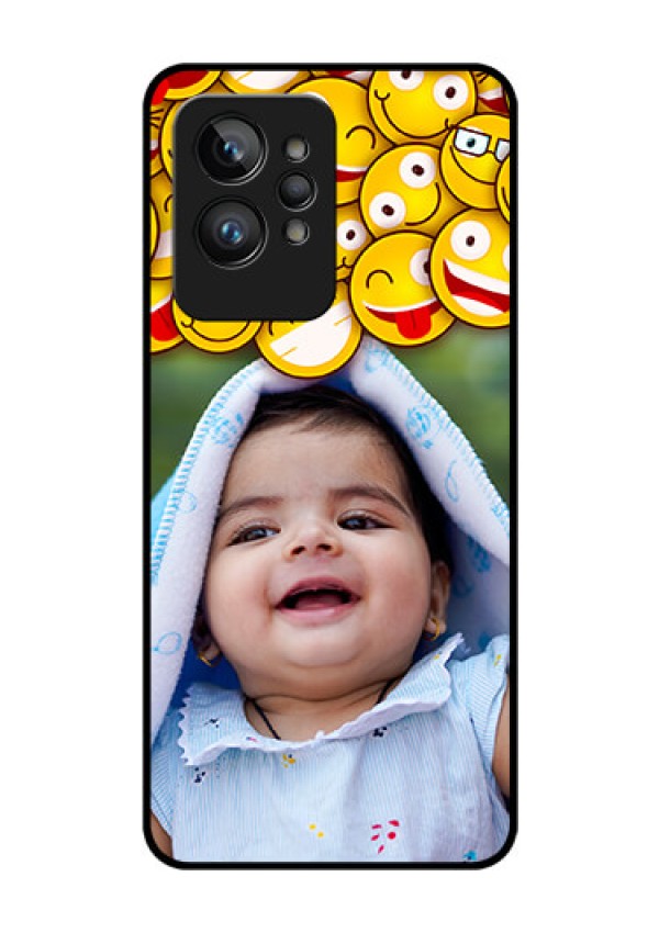 Realme GT 2 Pro Custom Glass Mobile Case - with Smiley Emoji Design