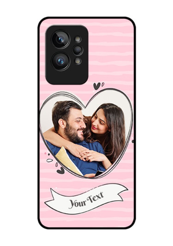 Realme GT 2 Pro Custom Glass Phone Case - Vintage Heart Design