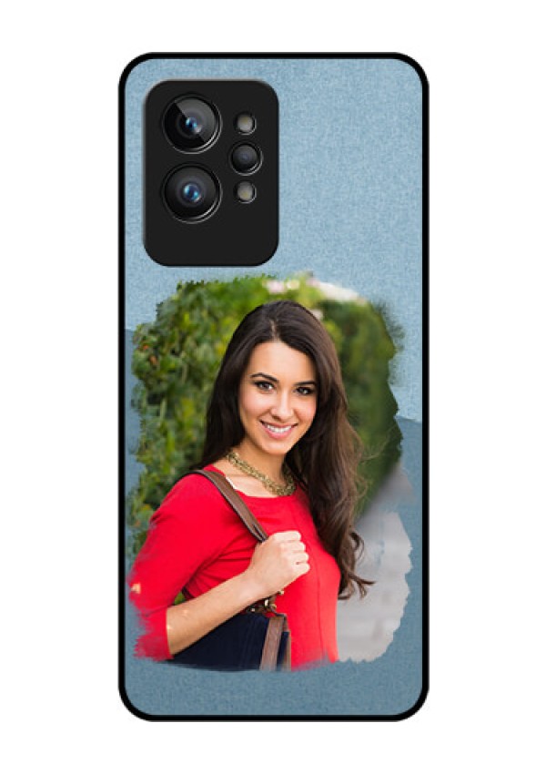 Realme GT 2 Pro Custom Glass Mobile Case - Grunge Line Art Design