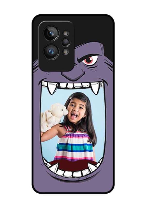 Realme GT 2 Pro Custom Glass Phone Case - Angry Monster Design