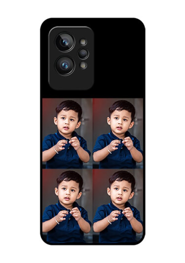 Realme GT 2 Pro 4 Image Holder on Glass Mobile Cover