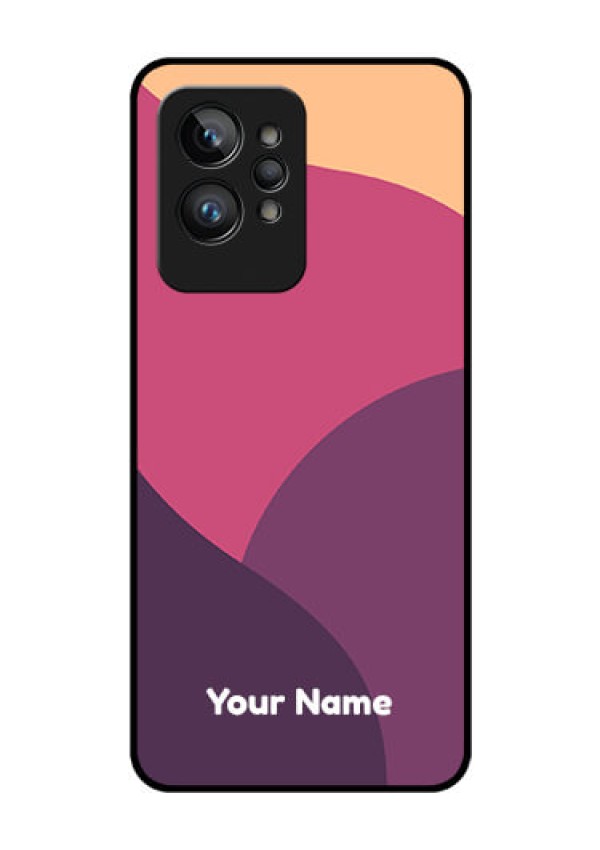 Realme Gt 2 Pro 5G Custom Glass Phone Case - Mixed Multi-colour abstract art Design