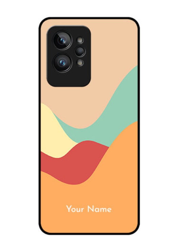 Realme Gt 2 Pro 5G Personalized Glass Phone Case - Ocean Waves Multi-colour Design