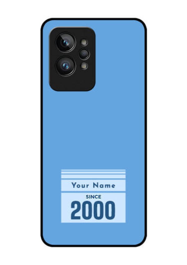 Realme Gt 2 Pro 5G Custom Glass Mobile Case - Custom Year of birth Design