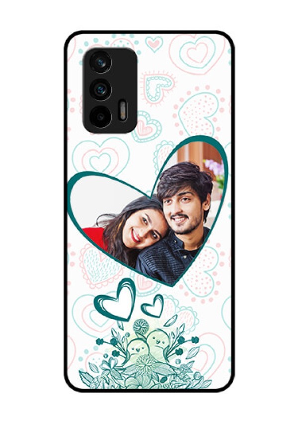 Realme GT 5G Photo Printing on Glass Case - Premium Couple Design