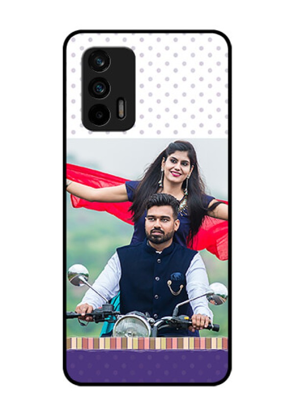 Realme GT 5G Photo Printing on Glass Case - Cute Family Design
