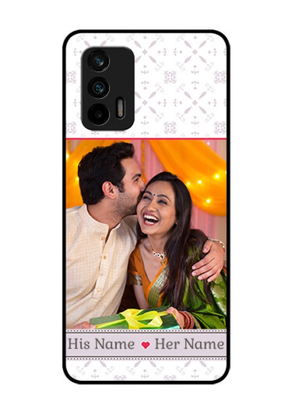 Realme GT 5G Custom Glass Mobile Case - with Photo and Ethnic Design