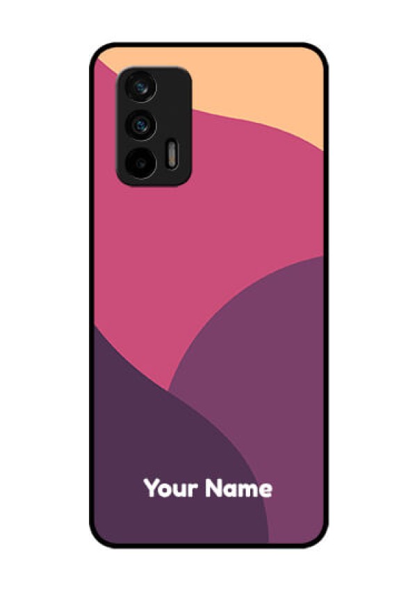 Realme Gt 5G Custom Glass Phone Case - Mixed Multi-colour abstract art Design