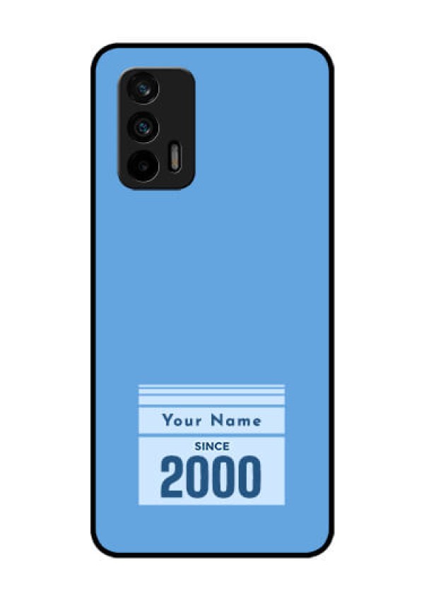 Realme Gt 5G Custom Glass Mobile Case - Custom Year of birth Design