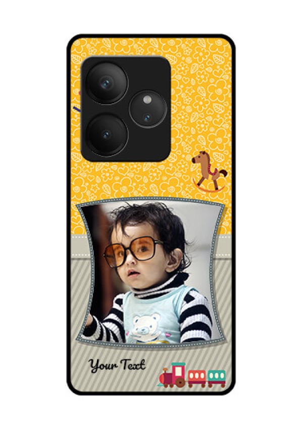Realme GT 6 Custom Glass Phone CaseBaby Picture Upload Design
