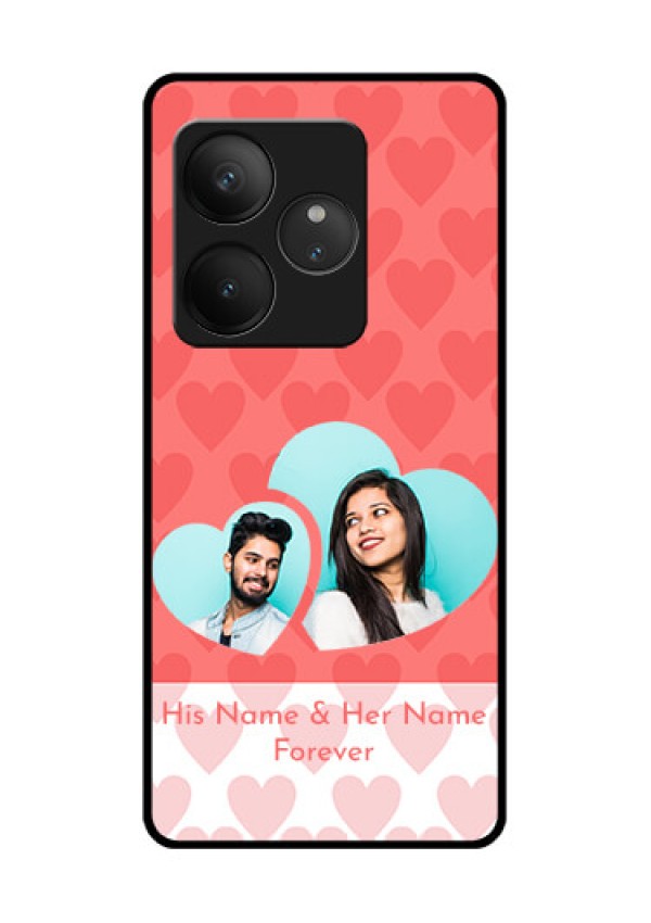 Realme GT 6 Custom Glass Phone CaseCouple Pic Upload Design