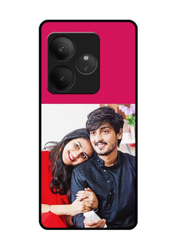 Realme GT 6 Custom Glass Phone CaseAnniversary Cover Design