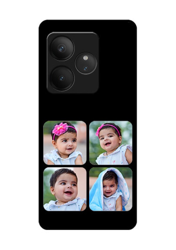 Realme GT 6 Custom Glass Phone CaseMultiple Pictures Design