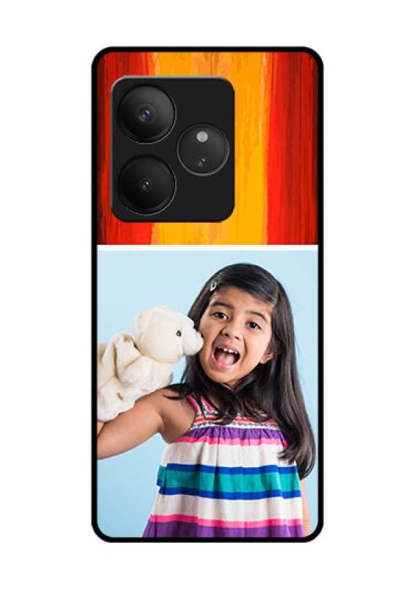 Realme GT 6 Custom Glass Phone CaseMulti Color Design